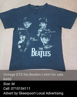 Vintage GTS the Beatles t-shirt for sale