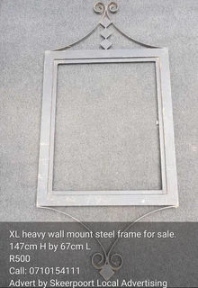 4x large heavy wall mount steel frames for sale