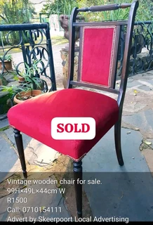 Vintage wooden chair for sale