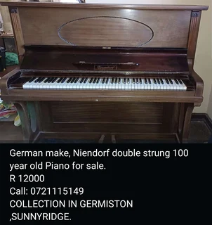 German make, Niendorf double strung Piano for sale