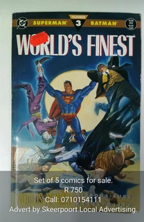 Set of 5 comics for sale. R750