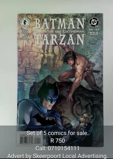 Set of 5 comics for sale. R750