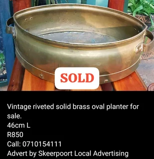 Vintage hammered copper and brass log bin for sale