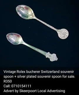 Vintage collectible spoons for sale.