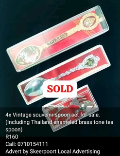 Vintage collectible spoons for sale.