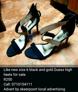 Like new size 6 high heels for sale