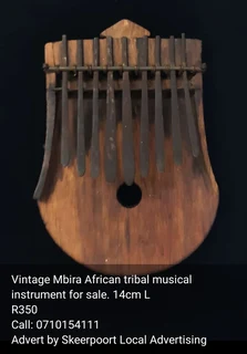 Musical instruments for sale.