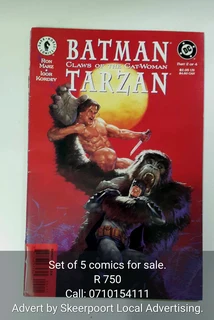 Batman set of 5 comics for sale.