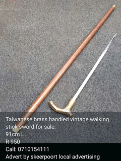 Selection of vintage walking sticks for sale