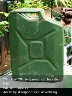 2009 hart 20L Jerry metal can for sale