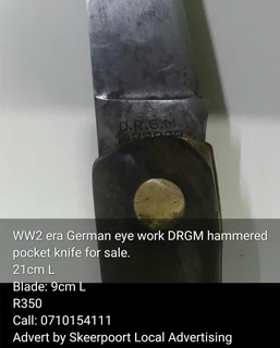 Outdoor hunting knife with sheath for sale