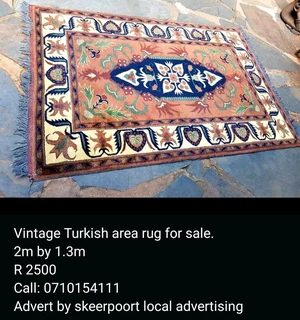 Vintage Turkish area rug for sale