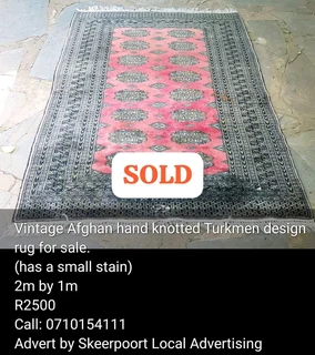 Vintage Turkish area rug for sale