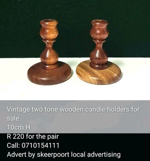 Candle holders for sale.