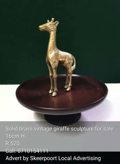 Vintage pair of solid brass owl sculptures for sale