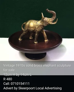 Vintage pair of solid brass owl sculptures for sale