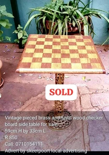 Vintage large heavy two tone pedestal for sale.