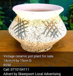 Vintage ceramic pot plant for sale