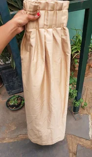 10x Beige short standard curtains for sale.