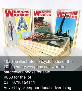 10x The illustrated encyclopedia of the 20th century weapons and  warfare  hardcovers books