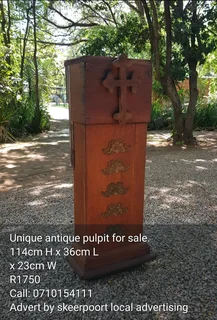 Unique antique pulpit for sale