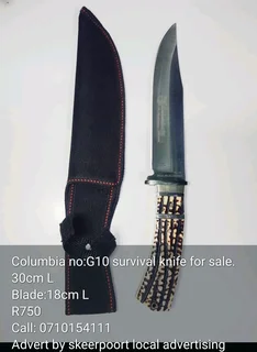 Survival/hunting knives for sale.