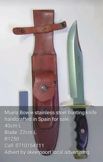 Survival/hunting knives for sale.