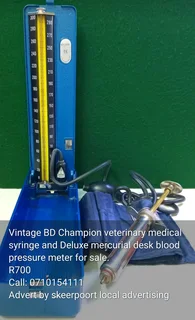 1960s Aspirator surgical kit in wooden case for sale