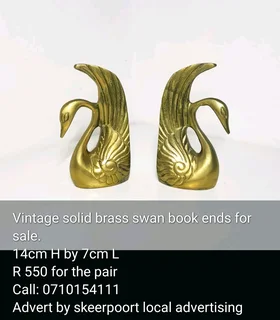 Vintage solid brass animal figurines for sale