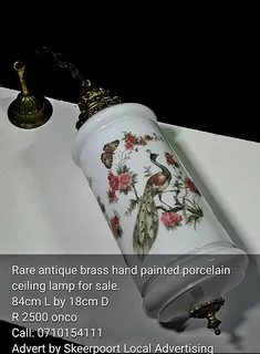 Antique large and heavy glass chandelier for sale