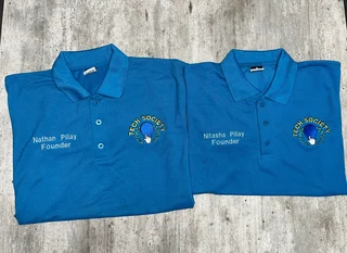 T-shirts golfers embroidery printing