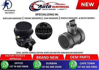 Opel Astra Corsa Zafira Airflow Meter 0281002180 90530767