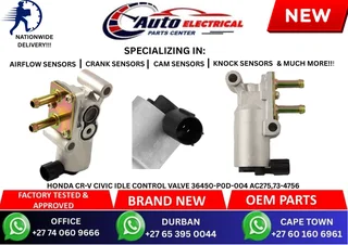 Honda Cr-v Civic Idle Control Valve 36450-pod-001 Ac275,73-4756