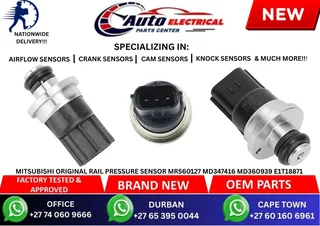 Mitsubishi Original Rail Pressure Sensor Mr560127 Md347416 Md360939 E1t18871