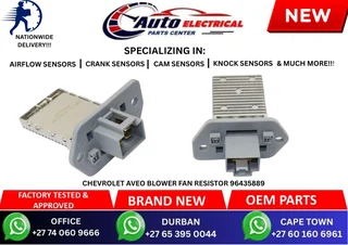 Chevrolet Aveo Blower Fan Resistor 96435889