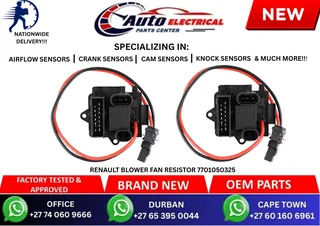Renault Blower Fan Resistor 7701050325