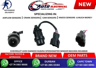 Chevrolet Aveo Daewoo Nubira Speed Speedometer Sensor 96213551 90148828
