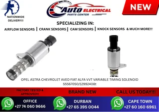 Opel Astra Chevrolet Aveo Fiat Alfa Vvt Variable Timing Solenoid 55567050/12992408