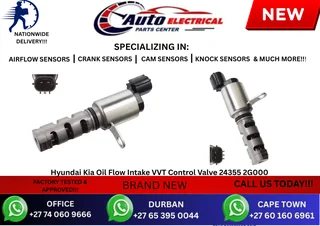 Hyundai Kia Oil Flow Intake VVT Control Valve 24355 2G000