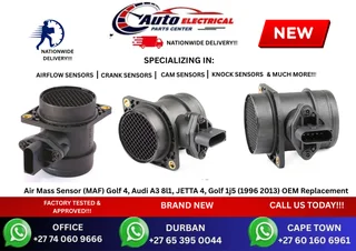 Air Mass Sensor (maf) Golf 4, Audi A3 8l1, Jetta 4, Golf 1j5 (1996 2013) Oem Replacement