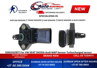 0281002977 For Vw Seat Skoda Audi Map Sensor Turbocharged Sensor