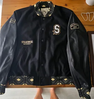 Limted Edition Dricus Du Plessis Stillknocks And Still Legends Bomber Black Jacket.