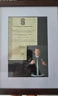 Limted Edition Dricus Du Plessis Stillknocks And Still Legends Bomber Black Jacket.