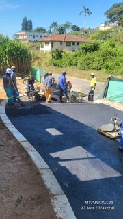 Tar, concrete and Paving