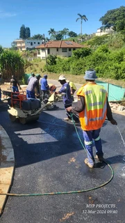 Tar, concrete and Paving