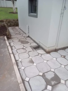 Paving driveways and parkings