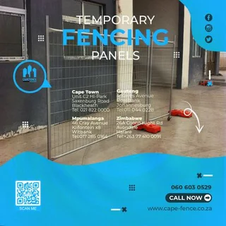 Temporary fencing 2mx1.8m And Feet stands