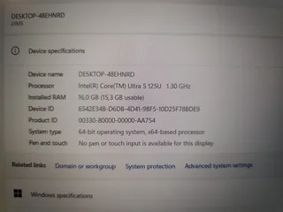 Lenovo Thinkbook 16 G7 IML Intel Core Ultra 5 Laptop