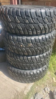 Set of Fresh 35X12.5R20LT Tyres