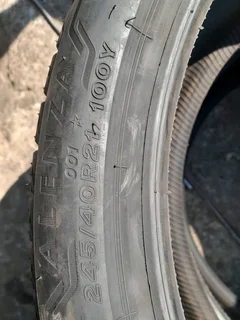 245/40R21 BRIDGESTONE RUNFLAT TYRES